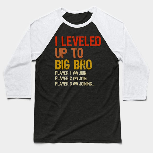 I leveled Up To Big Bro Player 3 Joining... Baseball T-Shirt by artdise